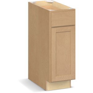 RELIABILT Parkstone II Base Cabinet, Wheat Stained, 12" W, 1 Door 1 Drawer, Fully Assembled - 641086 | Lowe's Pro Supply